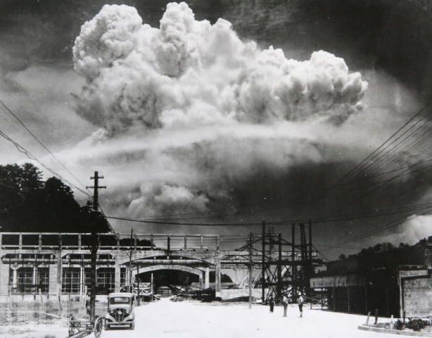 The first atomic bomb dropped on Japan
