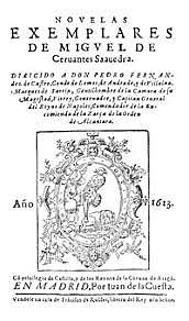 Publicación de las Novelas Ejemplares.