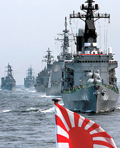 Japan losing naval superiority