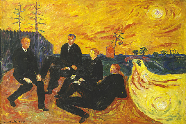 The Poets (I Poeti) de Renato birolli