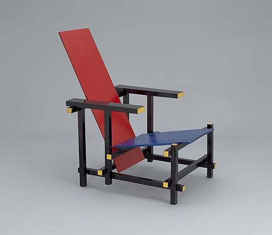 Red and Blue Chair