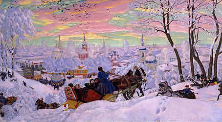 Borís Kustódiev - Carnestolendas - Art noveou