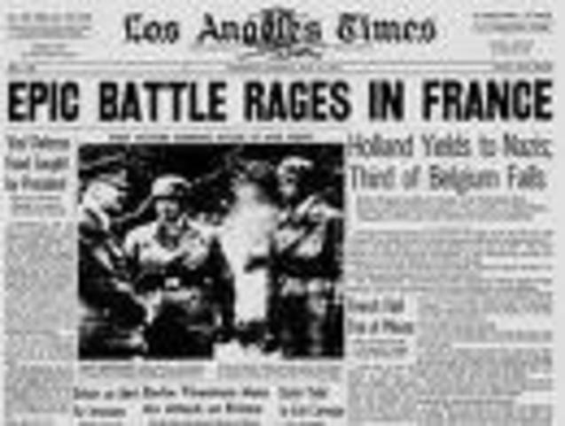 1940 Important Events