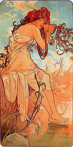 4 Estaciones Verano (Alfons Mucha)