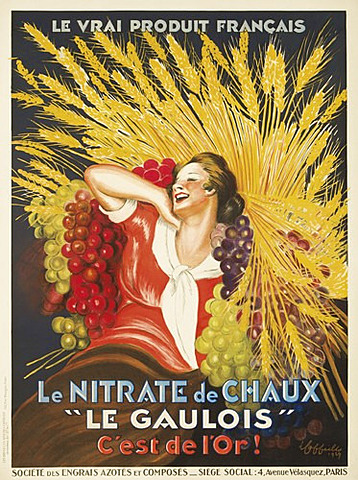 Nitrate De Chaux Le Gaulois (Leonetto Cappiello)