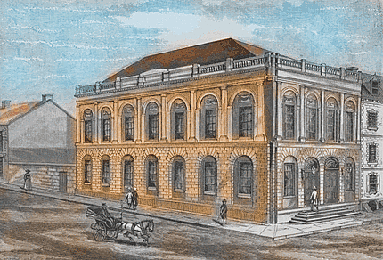 The bank of New York opened its doors