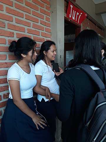 Student's interview.