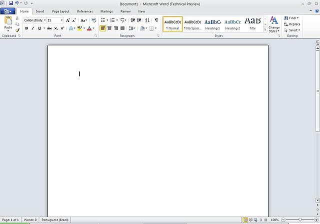 Microsoft Word 2006