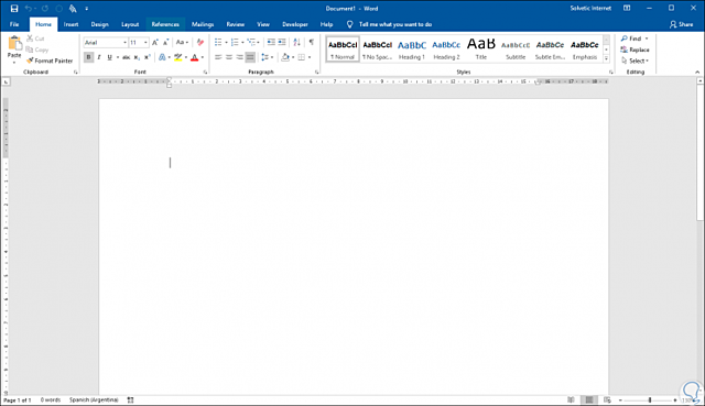 Microsoft Word 2019