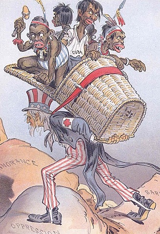 Rudyard Kipling published "The White Mans Burden" in "The New York Sun"