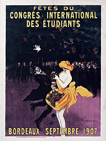 1. AFFICHE POUR LES FÊTES DU 5ÊME CONGRÊS DE LA CORDA FRATES TENU À BORDEAU