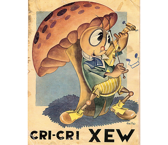 Cri-Cri por primera vez en la radio