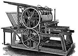 Imprenta moderna de gutenberg