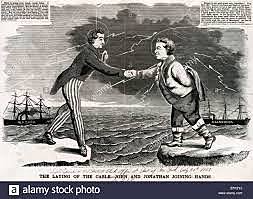 First Transatlantic Message