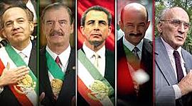 Timeline: Presidentes contemporáneos de los Estados Unidos Mexicanos