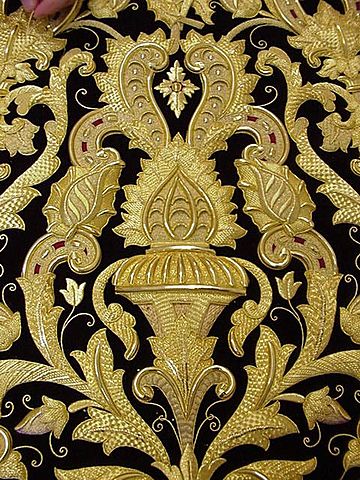 Telas de oro y plata