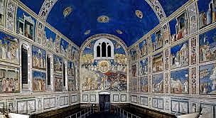 Giotto completes his work on the Scrovegni Chapel in Padua.