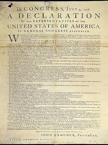 Declaration Of Independence