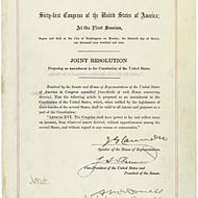 Timeline: 16th Admendment