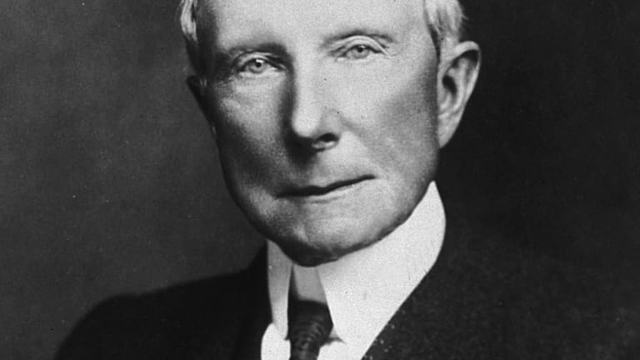 John D. Rockefeller started Standard Oil