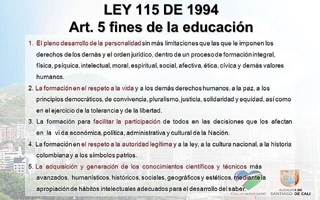 EL CURRICULUM EN 1994