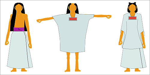 Indumentaria femenina Prehispanicas.