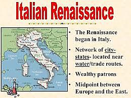 renaissance began in italian states and spreaded to northern europe
