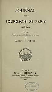 Le Journal d'un Bourgeois.