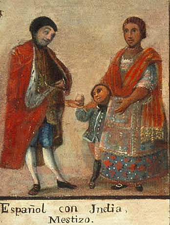 INDIOS Y ESPAÑOLES