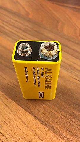 Batería alcalina común