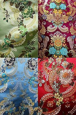 Finos damascos y brocados orientales y asiáticos