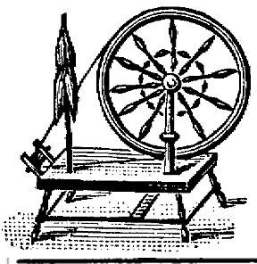 Nuevos materiales lana, seda, rueca y telar.