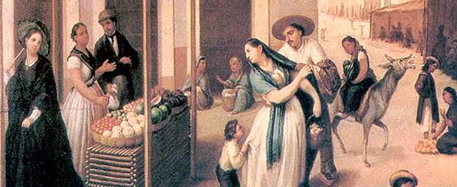 Moda de  virreyes contra y  la  permanencia de la indumentaria indígena.