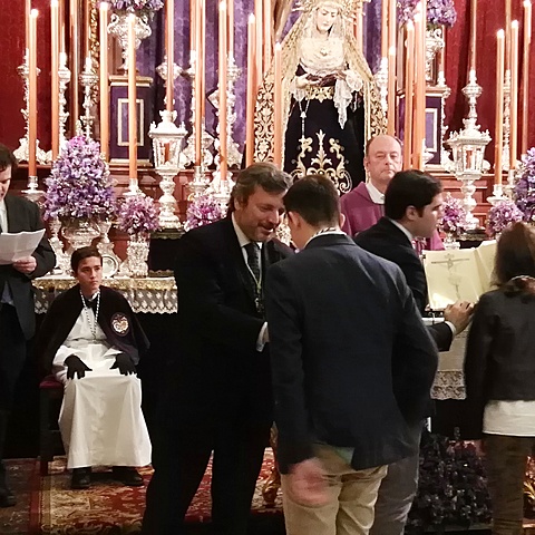 Jura en la Hermandad de Las Aguas