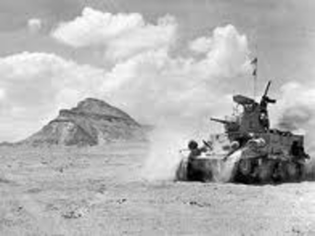 Italy invades Egypt, begining of North African Campaign