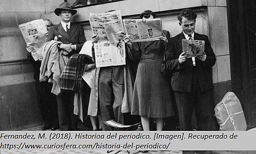 Periódico y primera publicación periodística impresa