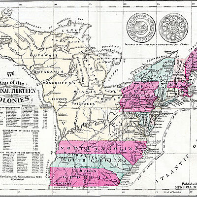 Timeline: 13 Colonies Timeline