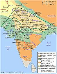 The mughal empire began in northern india
