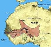 The songhai empire was establised in africa