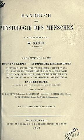 Handbuch der Physiologie des Menschen