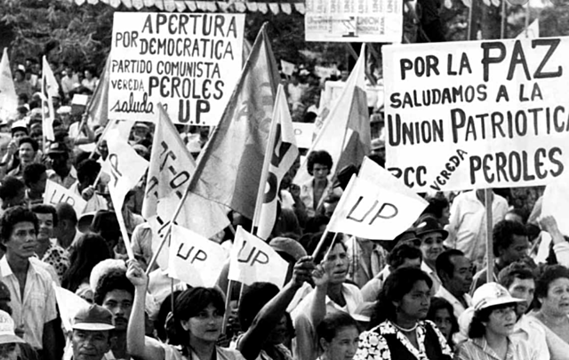 Líderes de la UP y combates