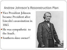Johnson's Reconstruction Plan