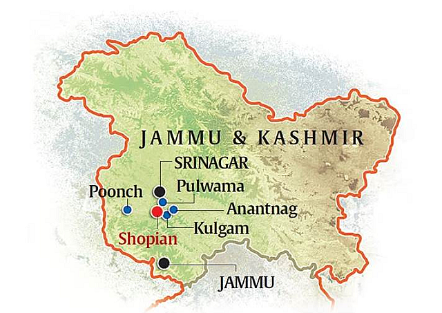 The state of Jammu and Kashmir is recognized