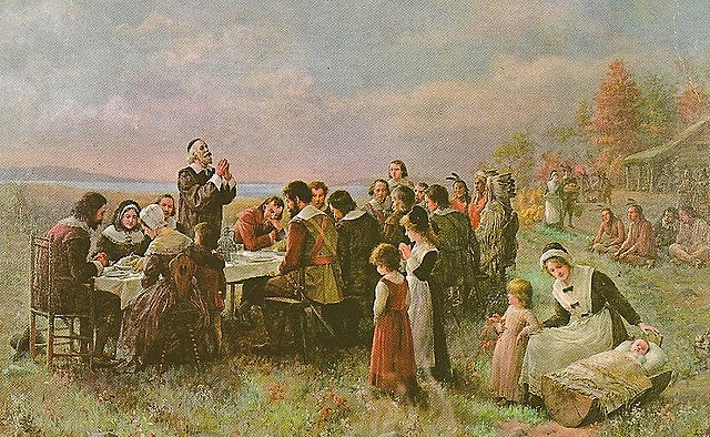 The First Thanksgiving is Had
