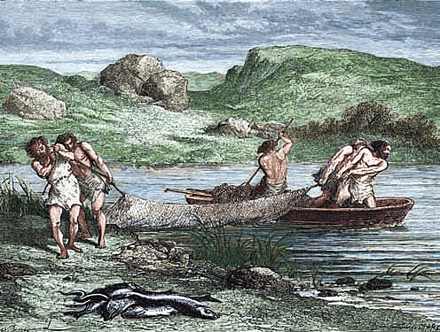 El repartir menjar convertir els micos en homes