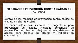 Trabajo seguro en alturas