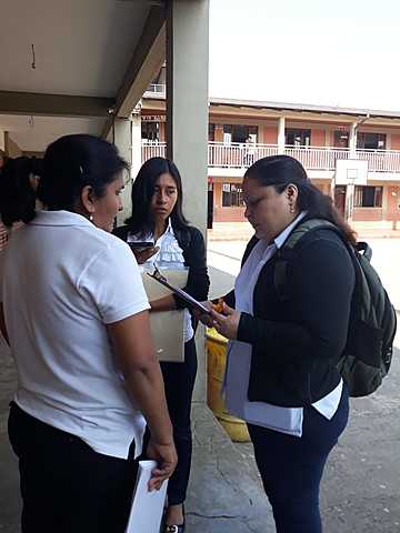 Guide teacher's interview.