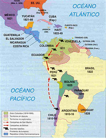 EMANCIPACIÓ DE L’AMERICA HISPÀNICA