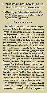 DECLARACIÓ DE LA DONA I DE LA CIUTADANA