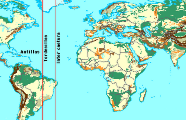 Se firma el Tratado de Tordesillas